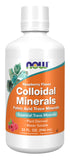 NOW Foods Raspberry Flavoured Colloidal Minerals 300g front view
