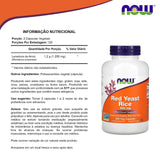 NOW Foods Red Yeast Rice 240 VegiCaps packaging