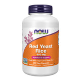 NOW Foods Red Yeast Rice 600 mg capsules front view