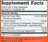 NOW Foods Red Yeast Rice & CoQ10 capsules close-up