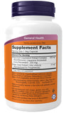 NOW Foods Resveratrol 400mg supplement side view showing capsule