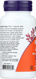 NOW Foods Royal Jelly 60 Capsules opened bottle