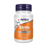 NOW Foods SAMe 400mg blended vitamin supplement front view