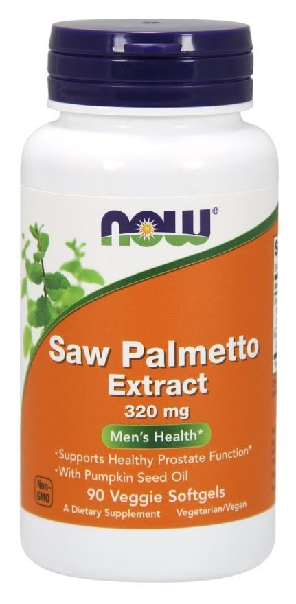 NOW Foods Saw Palmetto 90g packaging