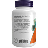NOW Foods Selenium 100 mcg tablets back view