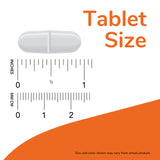 NOW Foods Spirulina 1000 mg Double Strength Tablets with a measuring scoop