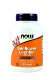 NOW Foods Sunflower Lecithin Softgels 1,200mg front view
