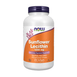 NOW Foods Sunflower Lecithin Softgels 2400mg front view