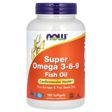 NOW Foods Super Omega 3.6-9 softgels front view
