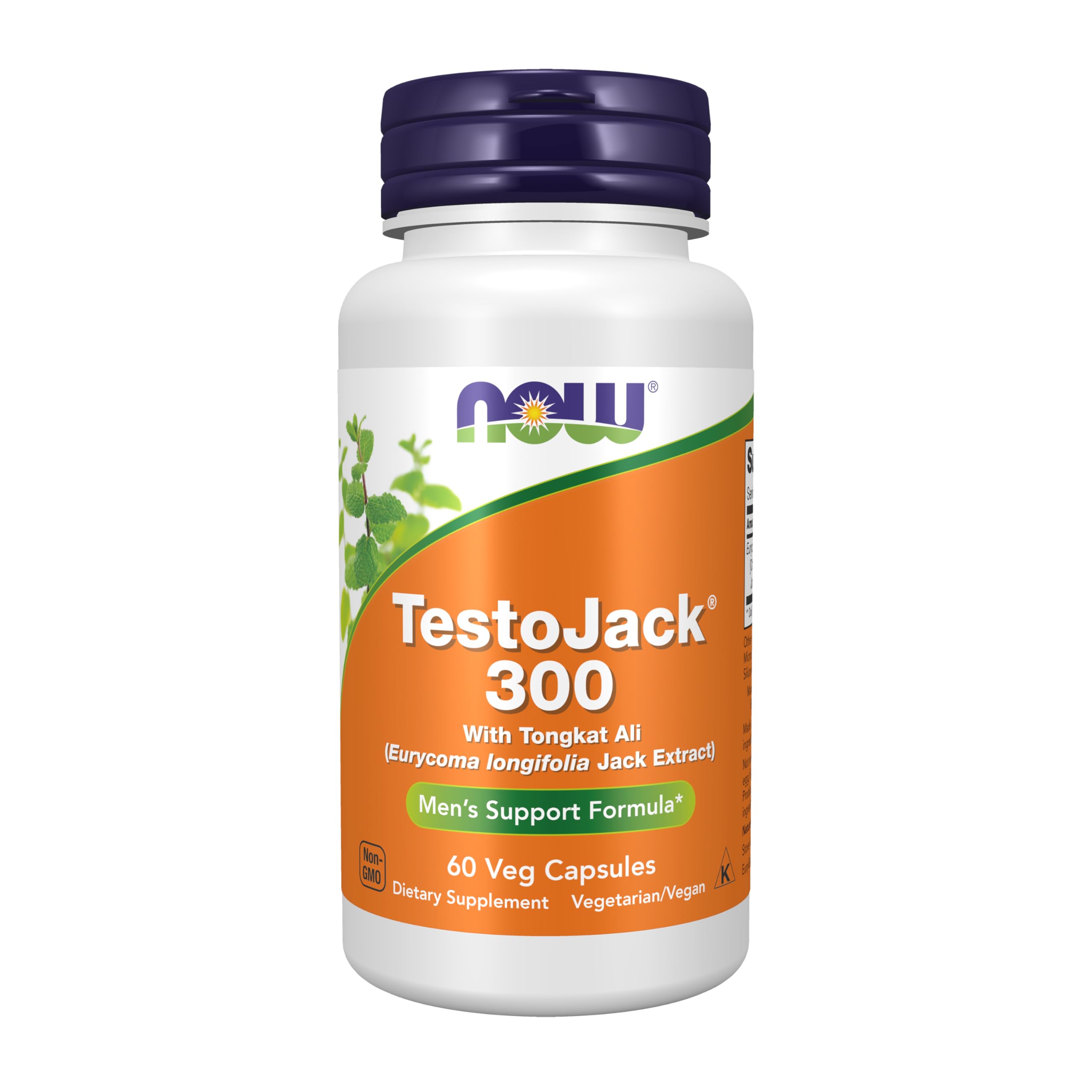 NOW Foods TestoJack 300 Men's Support Formula front view