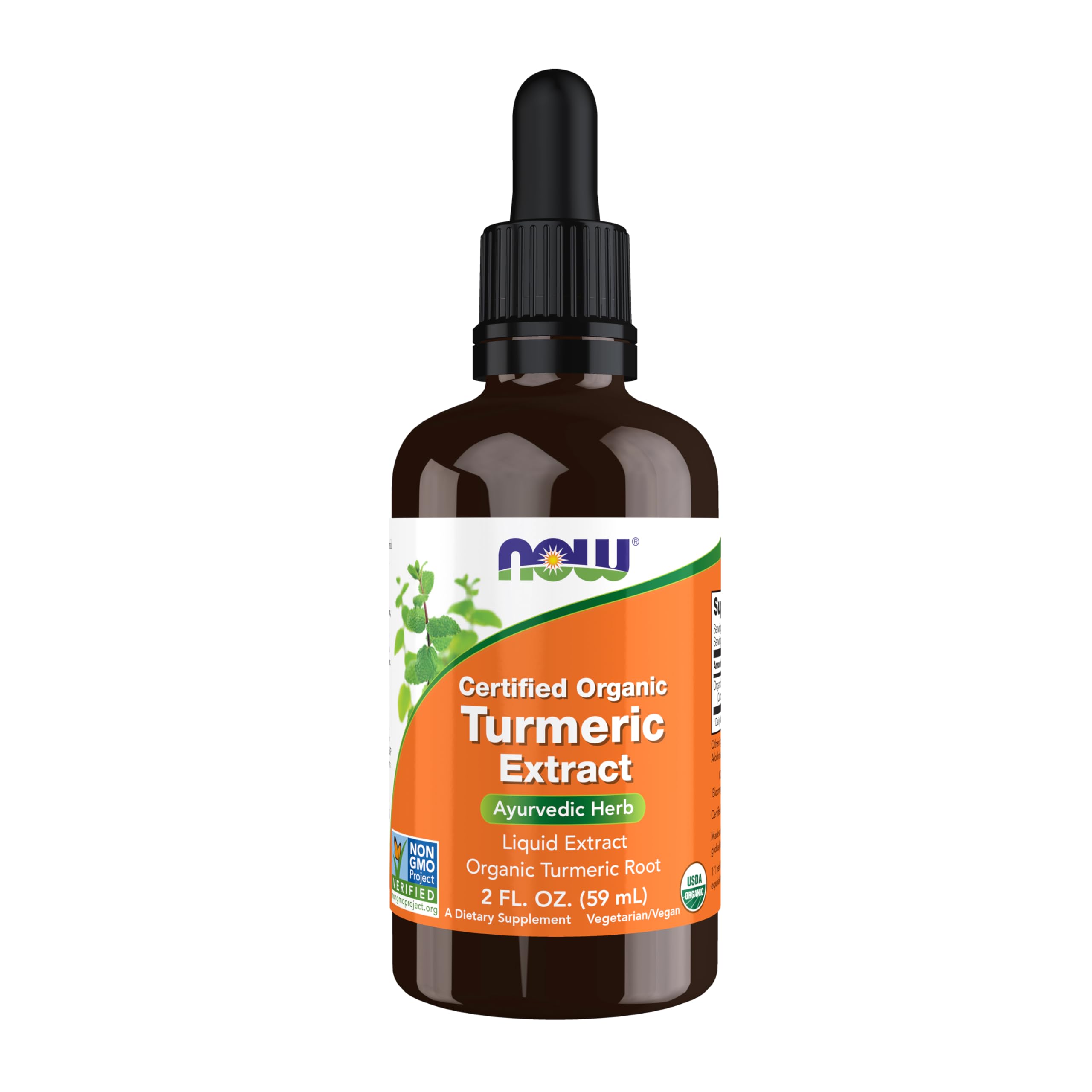 NOW Foods Turmeric Liquid Extract 159g front view