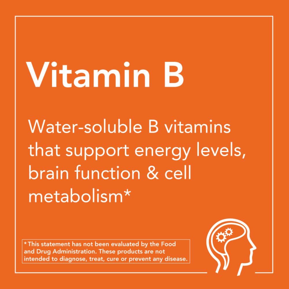 NOW Foods Vitamin B-6 100mg capsules on a table