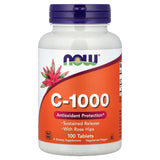 NOW Foods Vitamin C C-1000 100 Tablets front view
