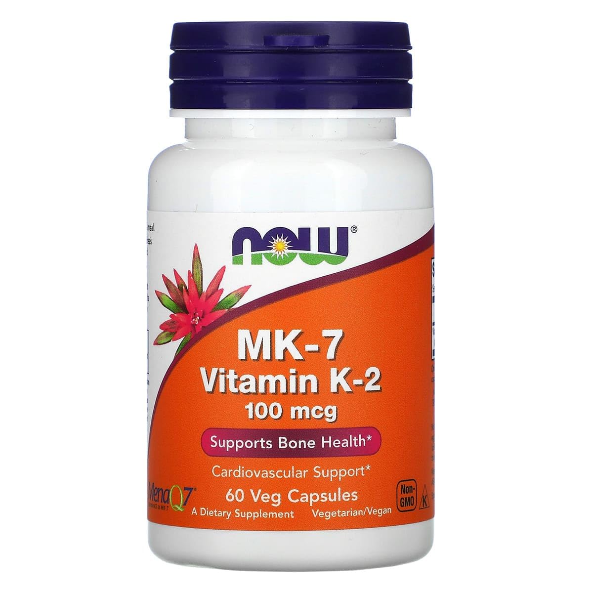 NOW Foods Vitamin K-2 (MK7) Veg Capsules front view
