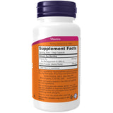 NOW Foods Vitamin K2 3 pack side view showing ingredients