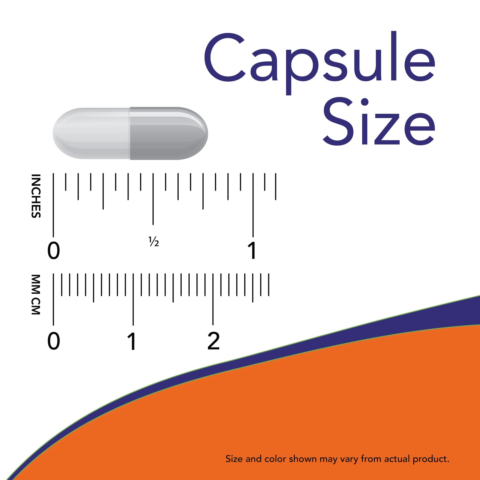 NOW Foods Vitamin K2 MenaQ7 MK-7 300 mcg 60 Veg Capsules capsule close-up