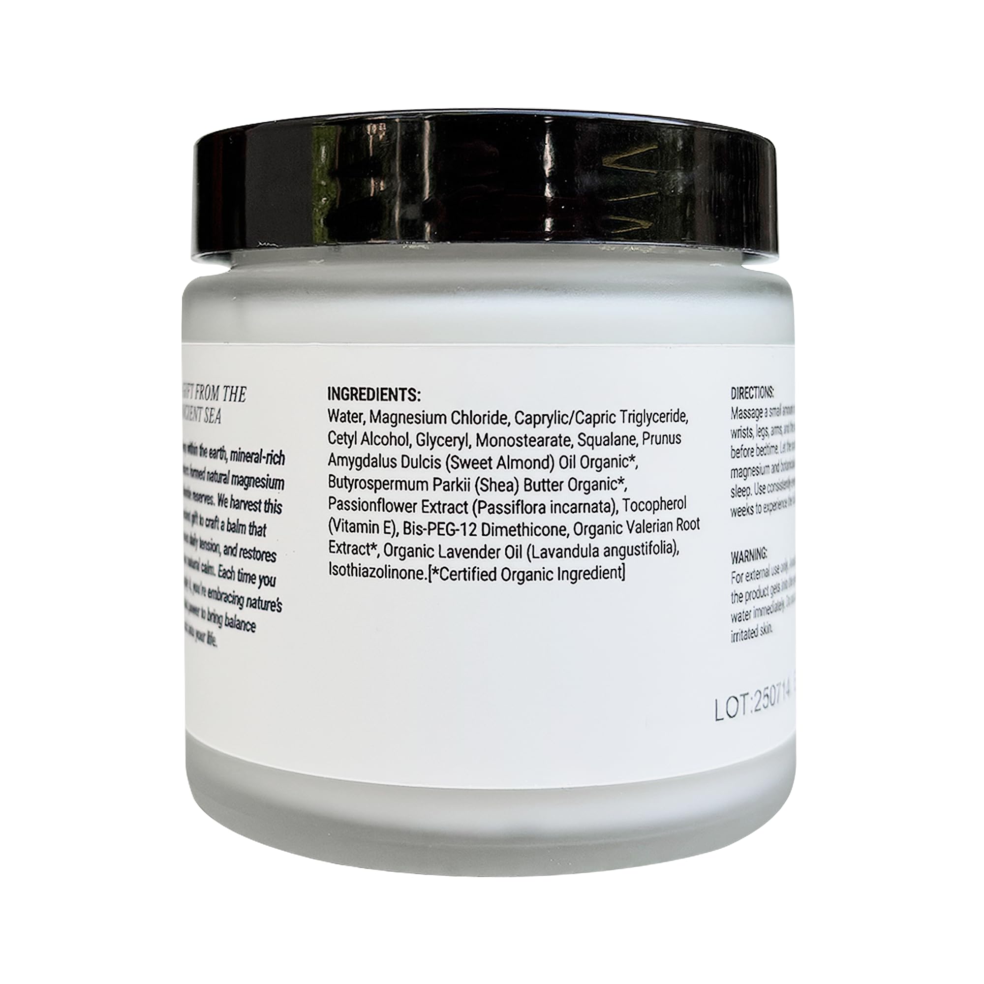 Nowful Magnesium Cream 113g ingredients list