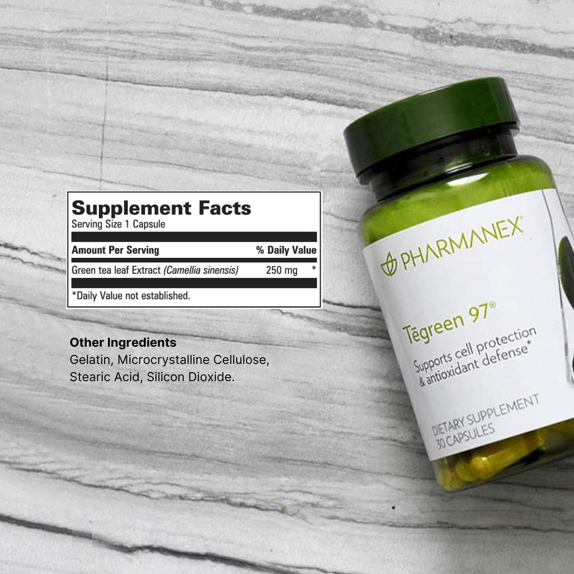 Nu Skin Tēgreen 97 Green Tea Extract Capsules lifestyle scene
