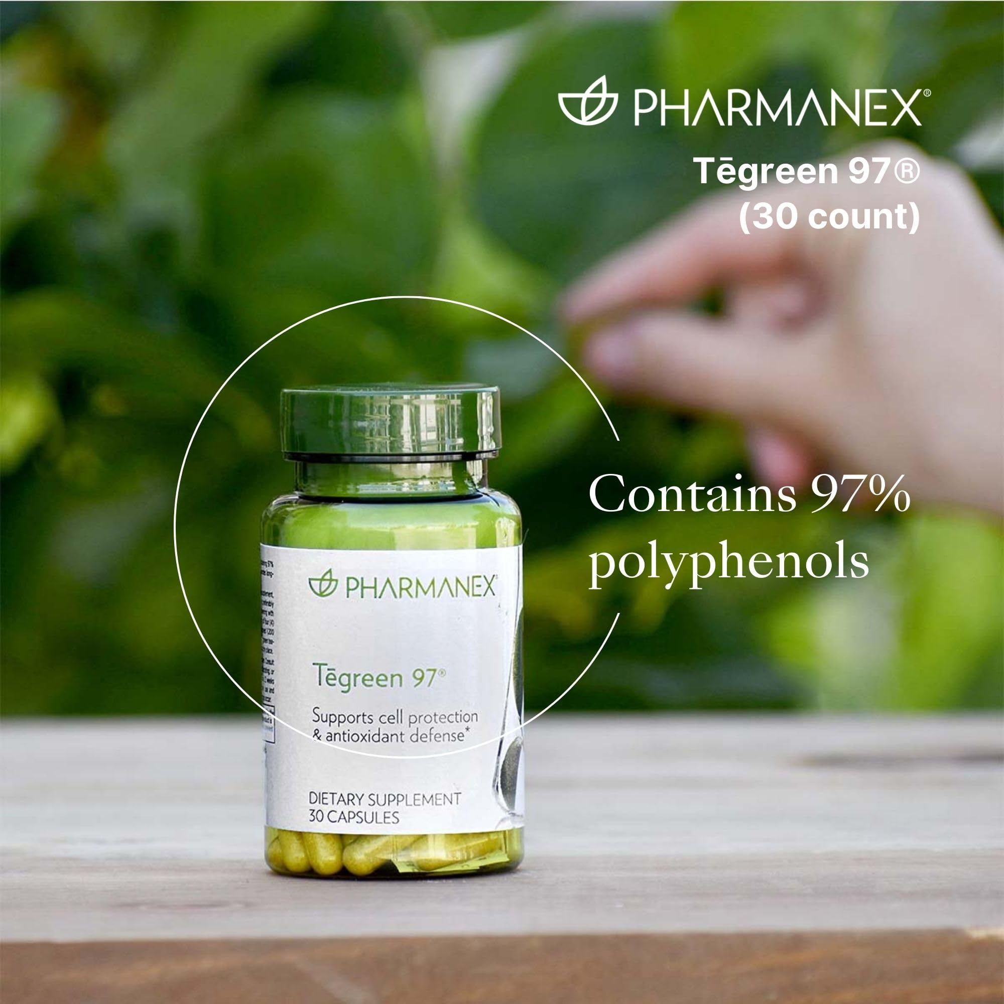 Nu Skin Tēgreen 97 Green Tea Extract Capsules side view