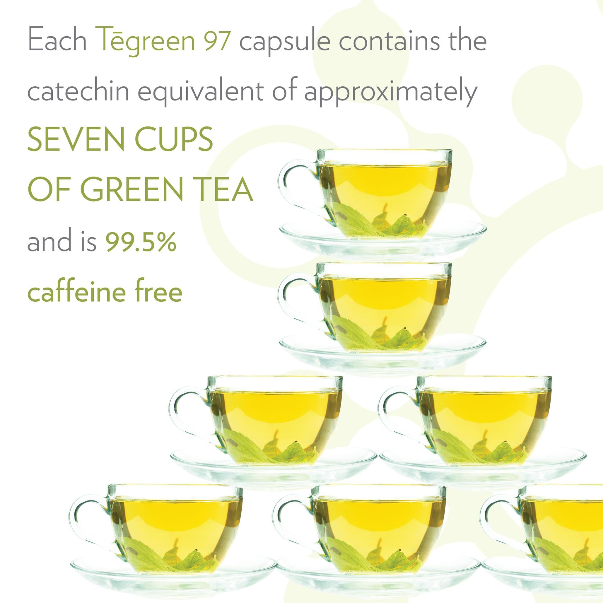 Nu Skin Tēgreen 97 Green Tea Extract Capsules with a glass of water