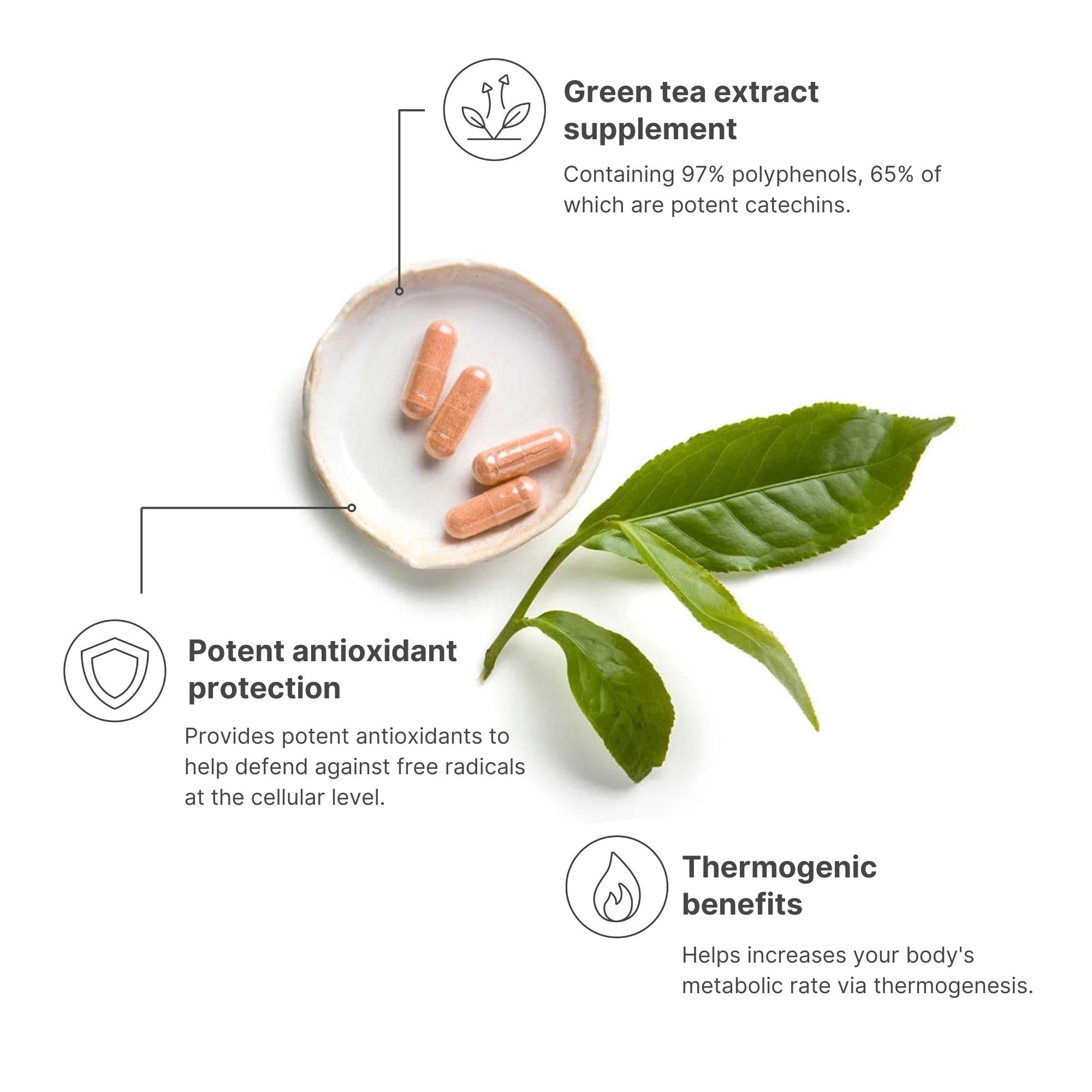 Nu Skin Tēgreen 97 Green Tea Extract Capsules with packaging