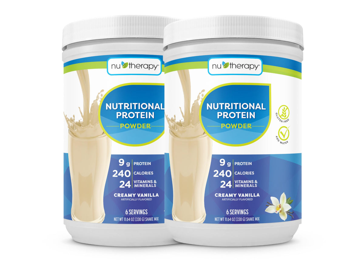 Nu-Therapy Nutritional Protein Powder 660g Creamy Vanilla front view