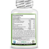 NuBest Chromium Supplement close-up of ingredients list