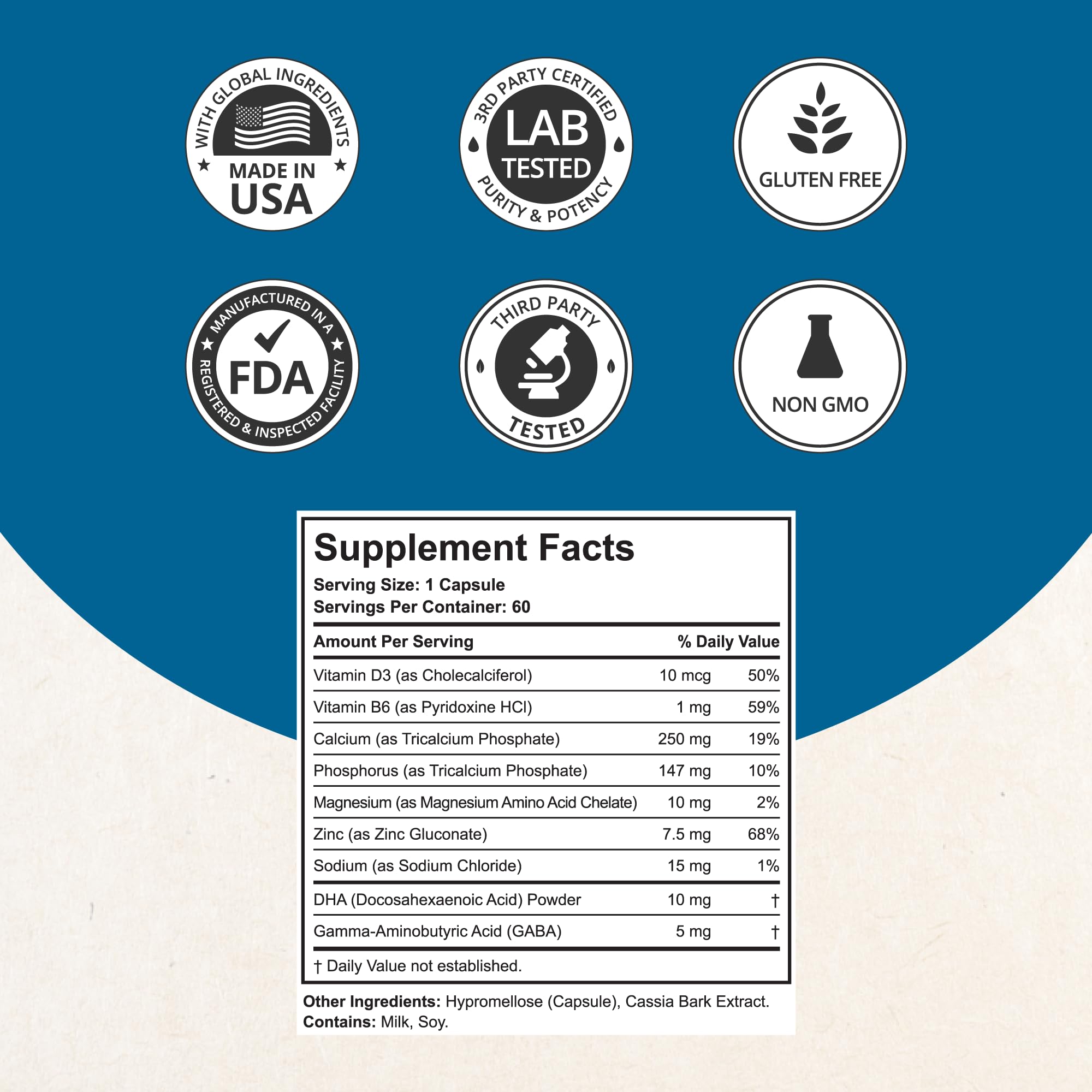 NuBest Grow Power Blended Vitamin & Mineral Supplement packaging