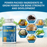 NuBest Grow Power Blended Vitamin & Mineral Supplement side view