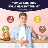 NuBest Probiotic Gummies for Kids showing strawberry and orange flavours