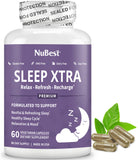 NuBest Sleep Xtra 60 vegan capsules front view