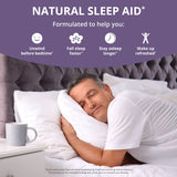 NuBest Sleep Xtra capsules on a wooden table