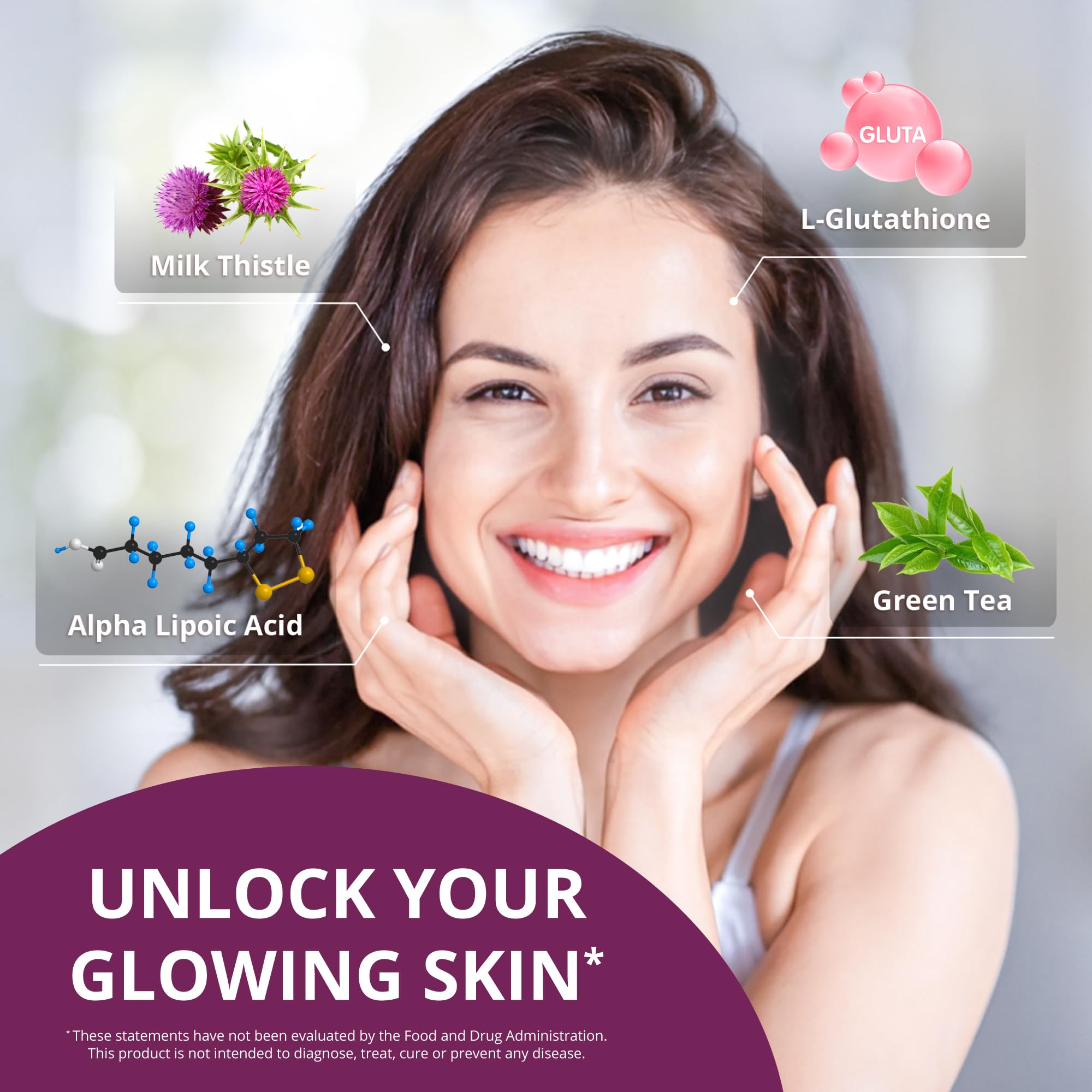 NuBest White Skin Beauty Formula with a measuring spoon