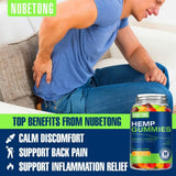 Nubetong Omega 3-6-9 Supplement lifestyle scene with healthy food