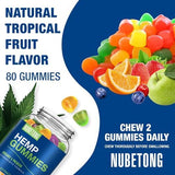 Nubetong Organic Hemp Gummies 200g packaging