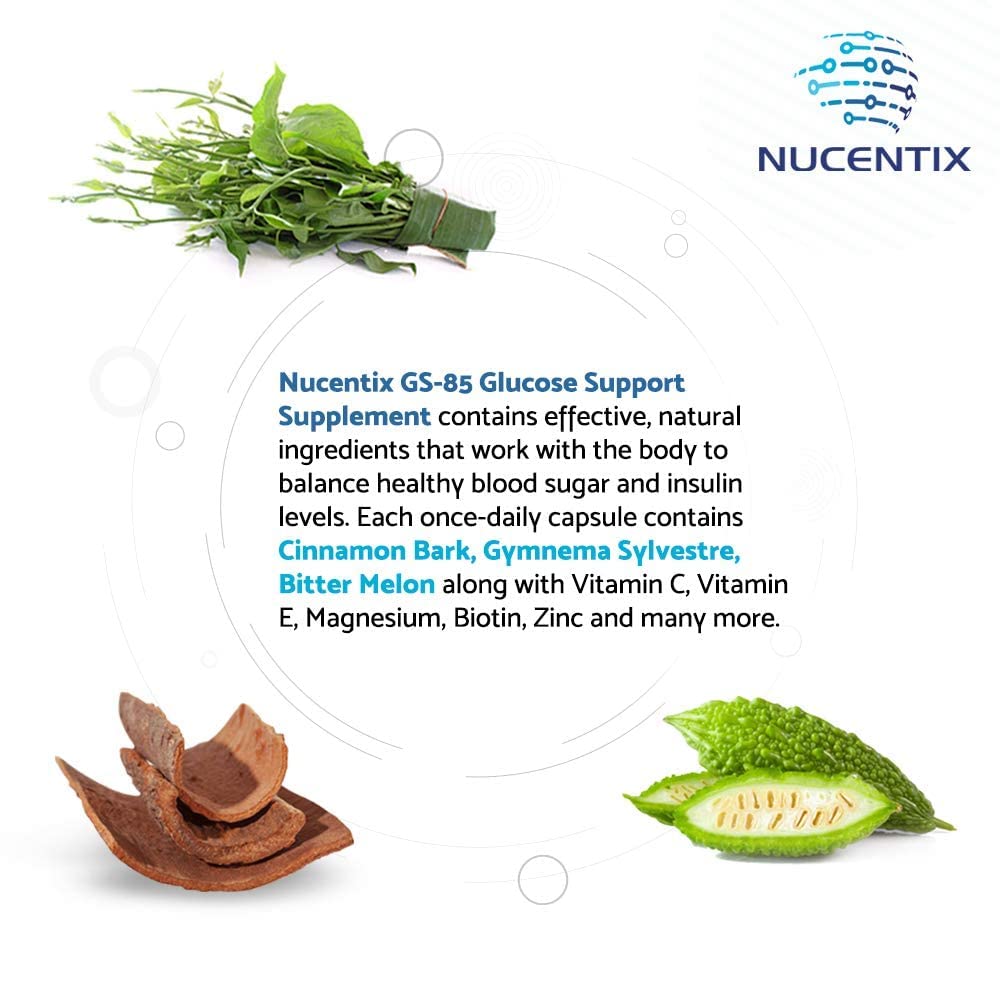 Nucentix GS-85 Blended Vitamin & Mineral Supplement ingredients list