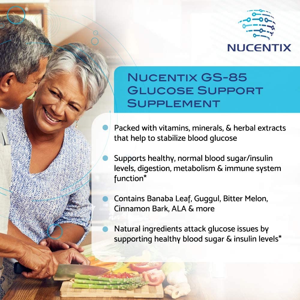 Nucentix GS-85 Blended Vitamin & Mineral Supplement packaging