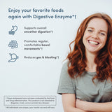 Nucific Multi-Enzymes Capsules back view with ingredient list