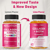 NUELATION Collagen Gummies lime flavour close-up