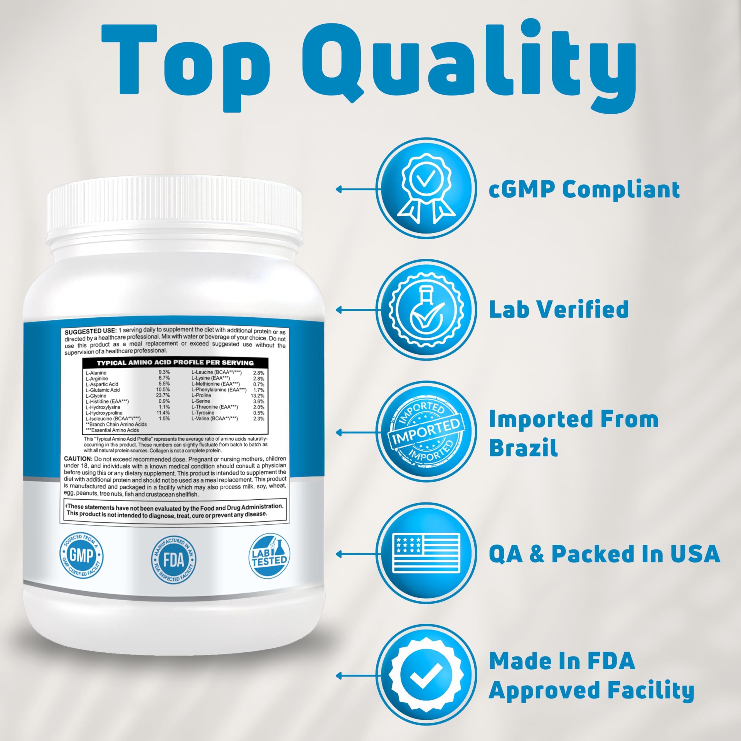 NUELATION Collagen Peptides Powder packaging details