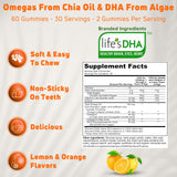 NUELATION Omega-3 Gummies for Kids lemon and orange flavour