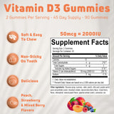 NUELATION Vitamin D3 Gummies 2000IU packaging
