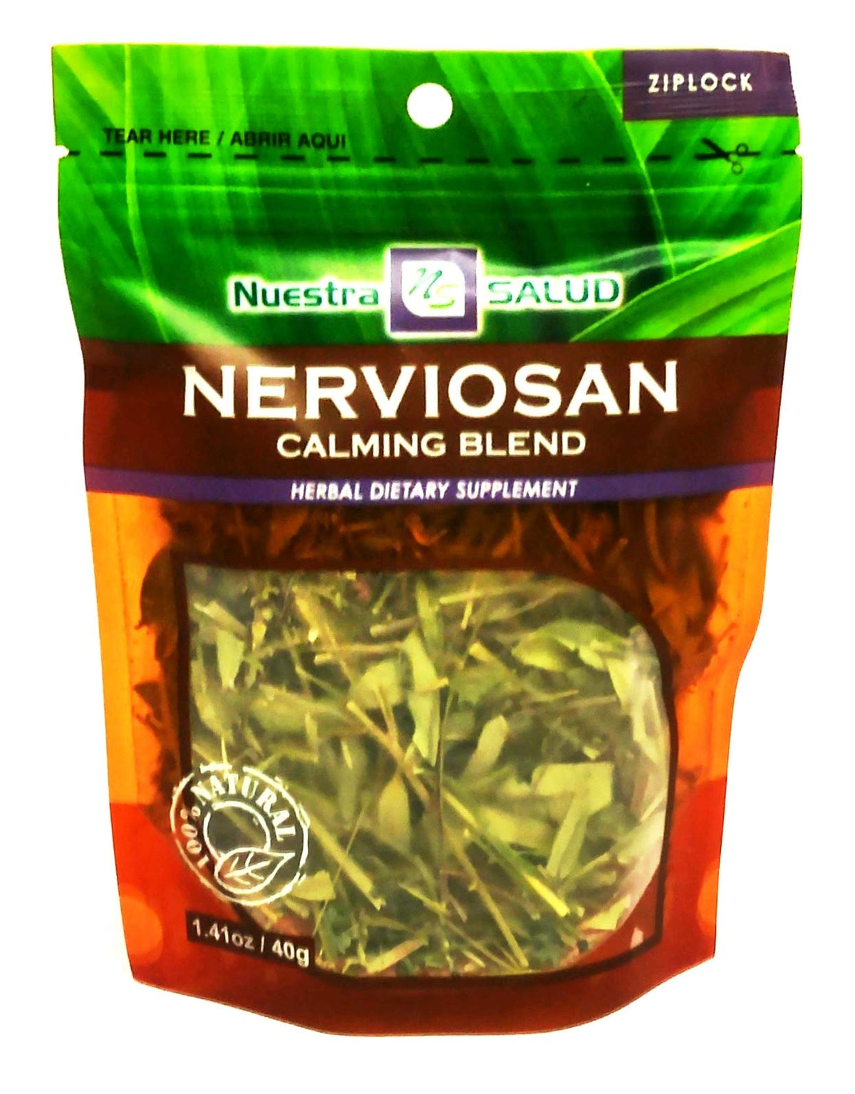 Nuestra NS Salud Herbal Sleeping Tea 1.4oz loose leaves in bag