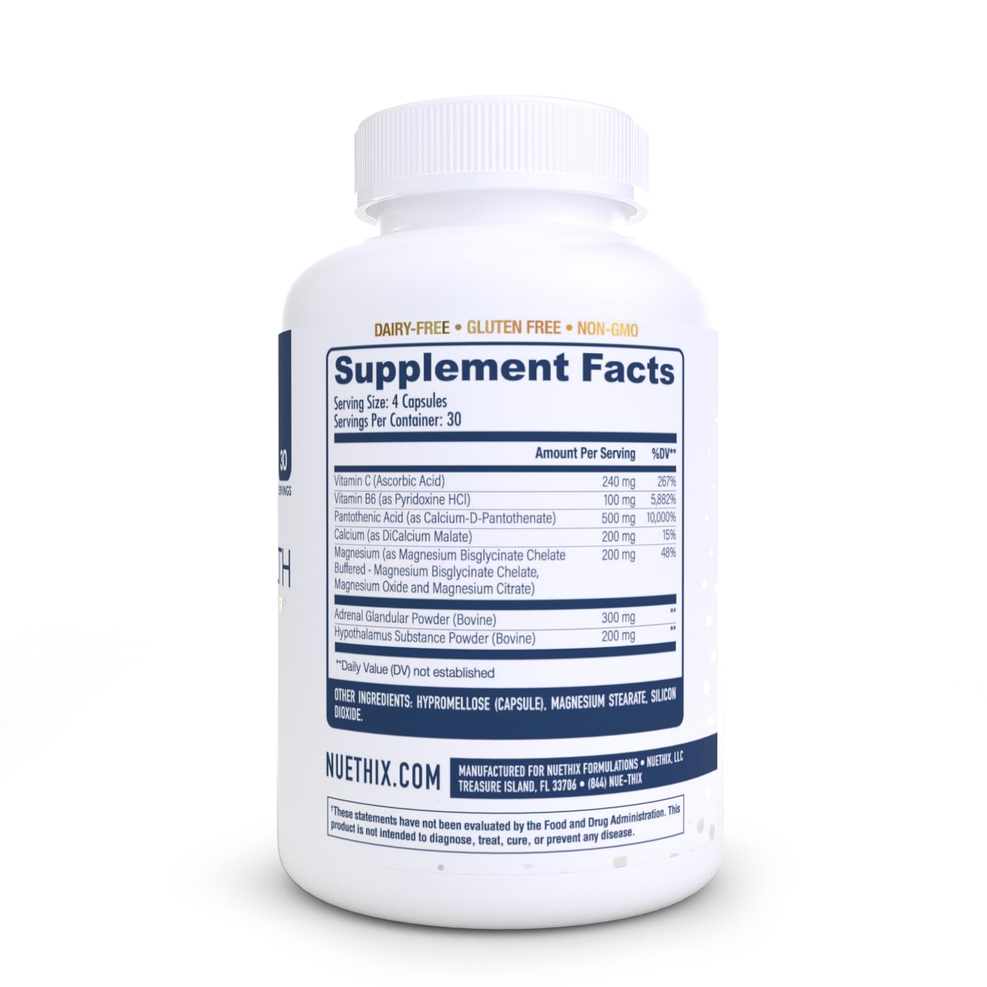 NuEthix Formulations Adrena-Health capsule close-up