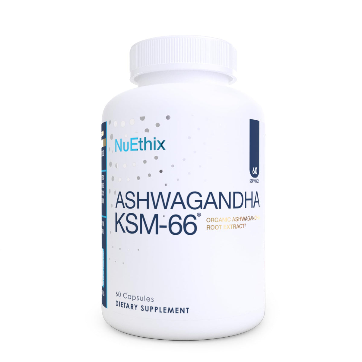 NuEthix Formulations Ashwagandha Supplement bottle front view
