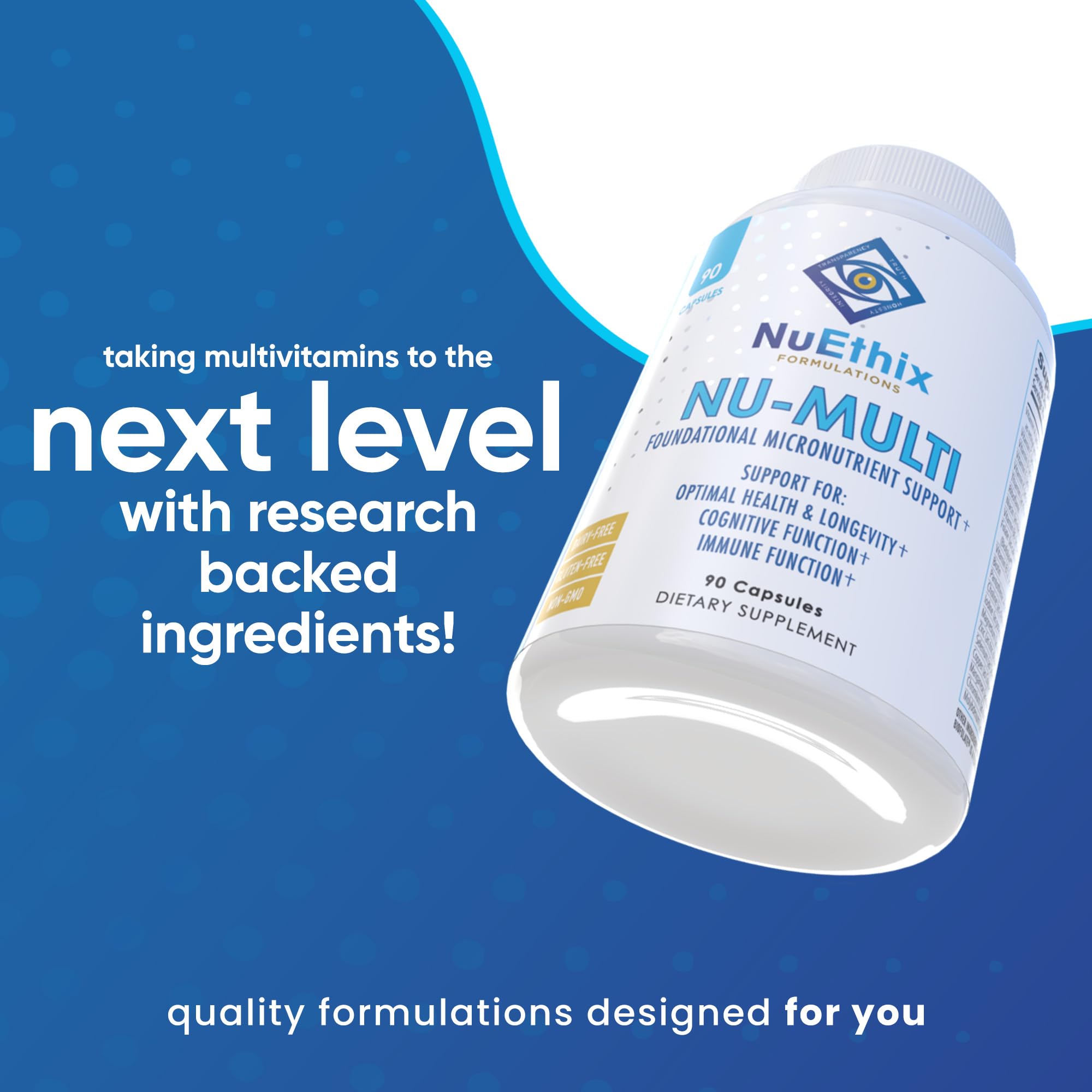 NuEthix Formulations Nu-Multi Multivitamin serving suggestion