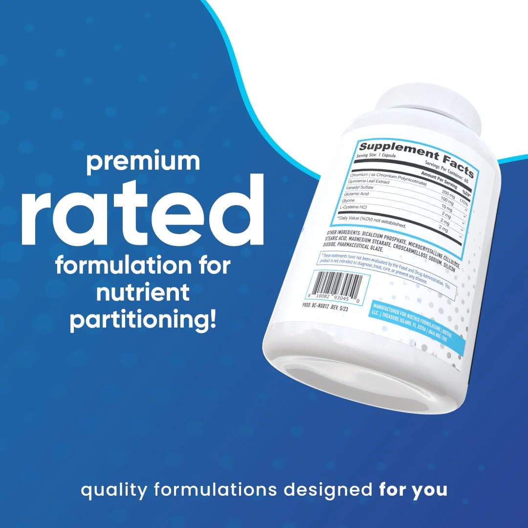 NuEthix Formulations SLIN-Trol Chromium Supplement capsule close-up