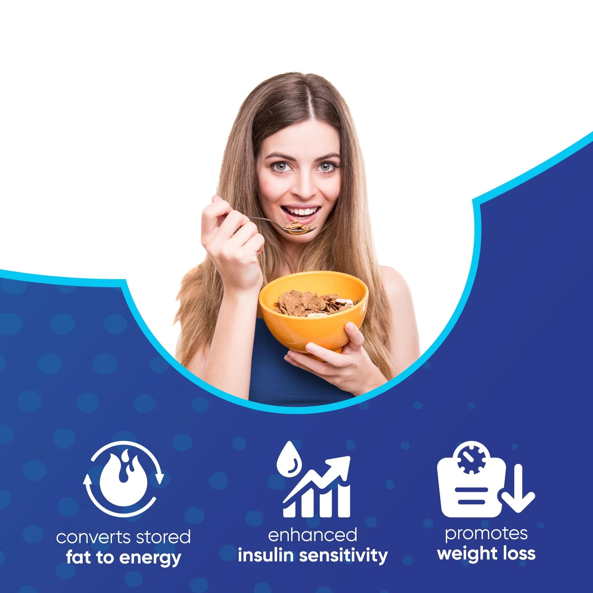 NuEthix Formulations SLIN-Trol Chromium Supplement with a measuring spoon