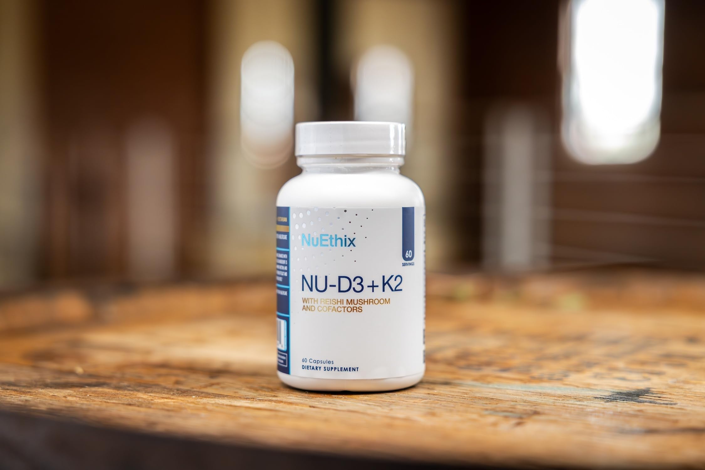 NuEthix Formulations Vitamin D3 K2 Supplement 5000 IU supplement facts
