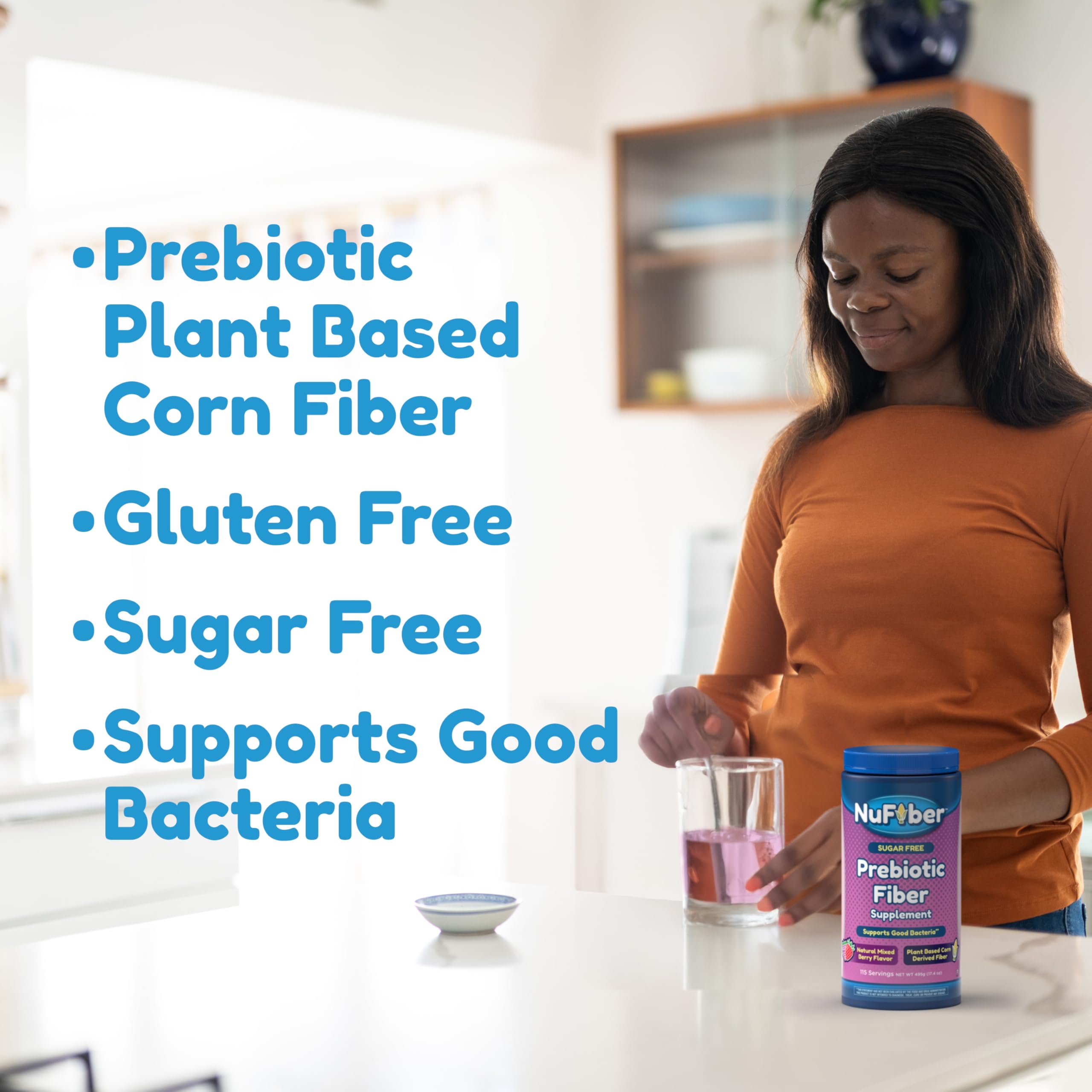 NuFiber Daily Fiber Supplement unflavoured powder